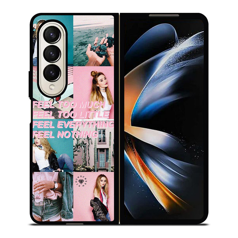 SABRINA CARPENTER FEEL COLLAGE Samsung Galaxy Z Fold 4 Case Cover
