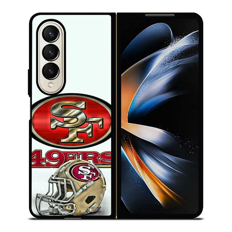 SAN FRANCISCO 49ERS HELMET FOOTBALL Samsung Galaxy Z Fold 4 Case Cover