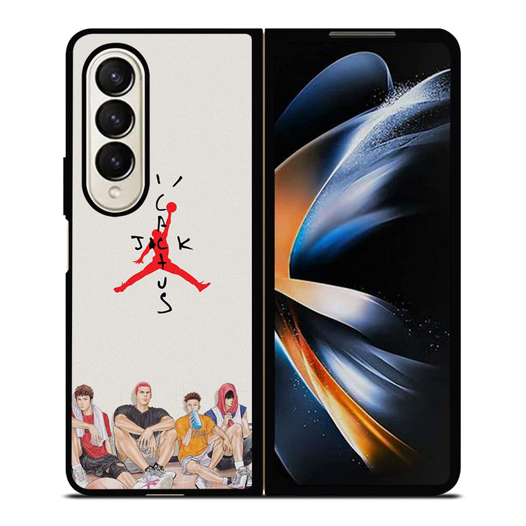 SLAM DUNK CACTUS JACK AIR JORDAN Samsung Galaxy Z Fold 4 Case Cover