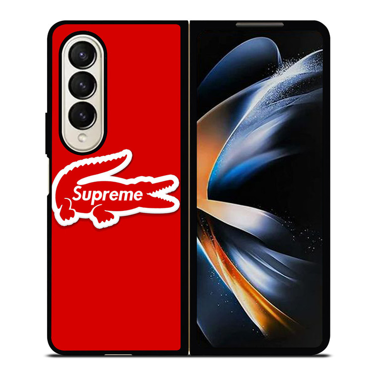 SUPREME LACOSTE COOL Samsung Galaxy Z Fold 4 Case Cover