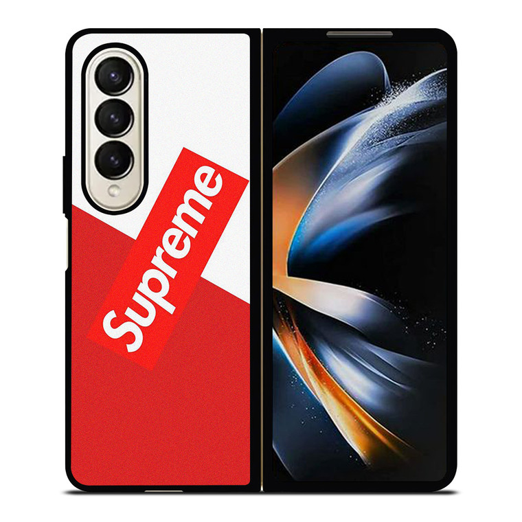 SUPREME SLICED LOGO Samsung Galaxy Z Fold 4 Case Cover