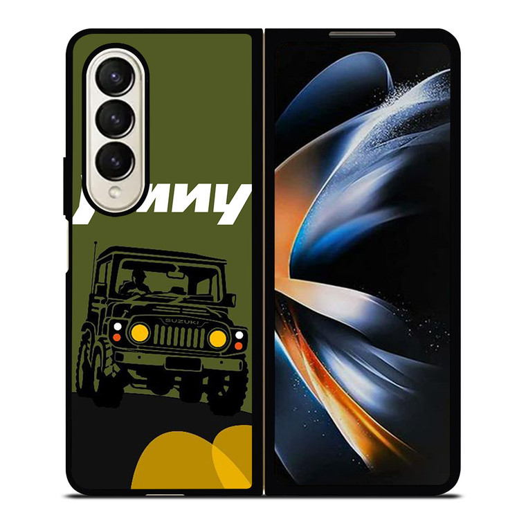 SUZUKI JIMNY ILLUSTRATION LOGO Samsung Galaxy Z Fold 4 Case Cover