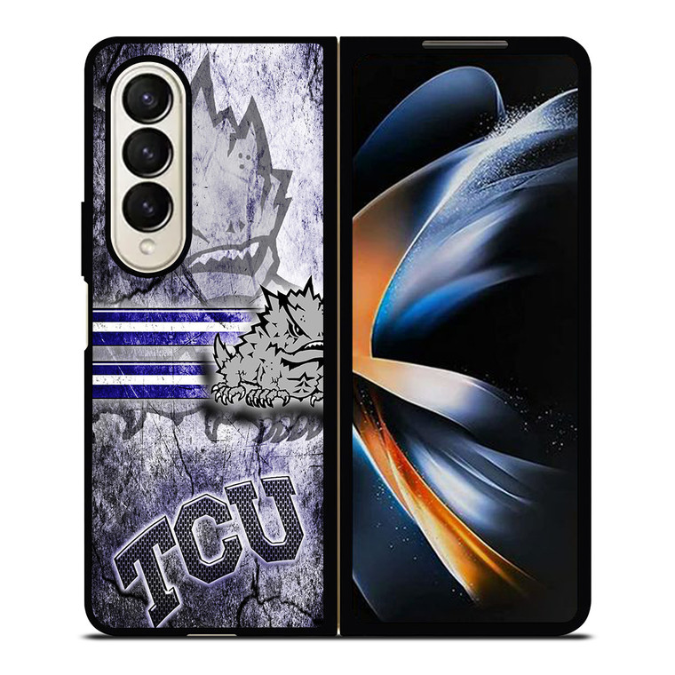 TCU HORNED FROGS FOOTBALL ICON Samsung Galaxy Z Fold 4 Case Cover