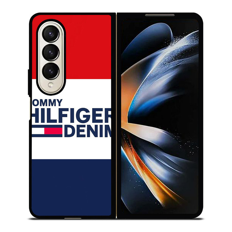 TOMMY HILFIGER DENIM FASHION SYMBOL Samsung Galaxy Z Fold 4 Case Cover