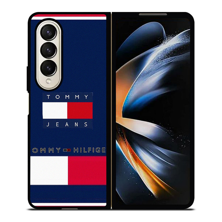 TOMMY HILFIGER JEANS LABEL Samsung Galaxy Z Fold 4 Case Cover