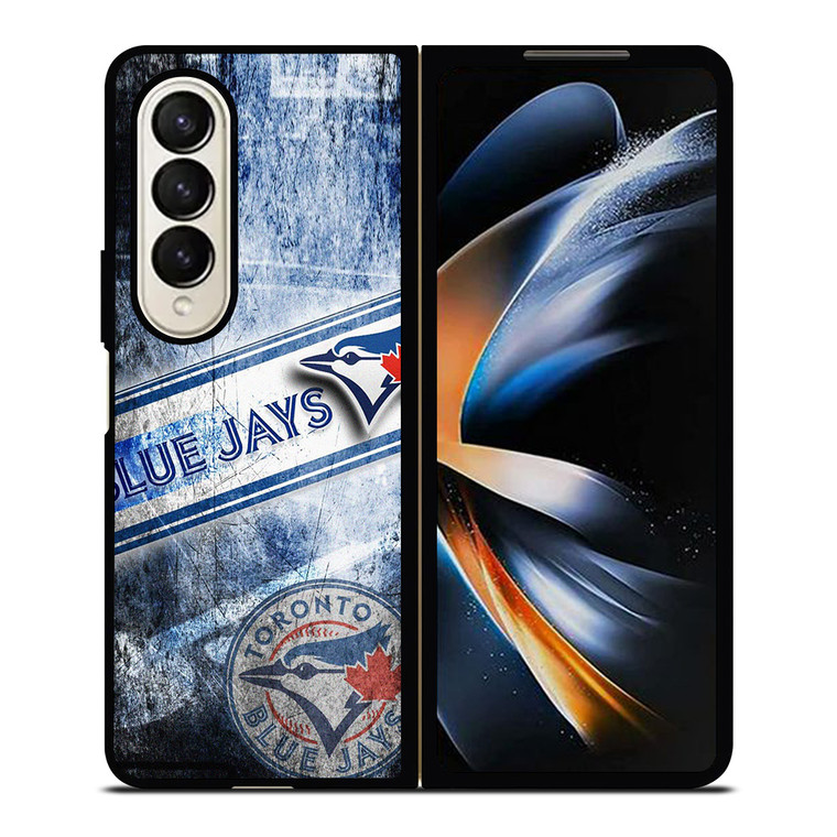 TORONTO BLUE JAYS MLB GRUNGE LOGO Samsung Galaxy Z Fold 4 Case Cover