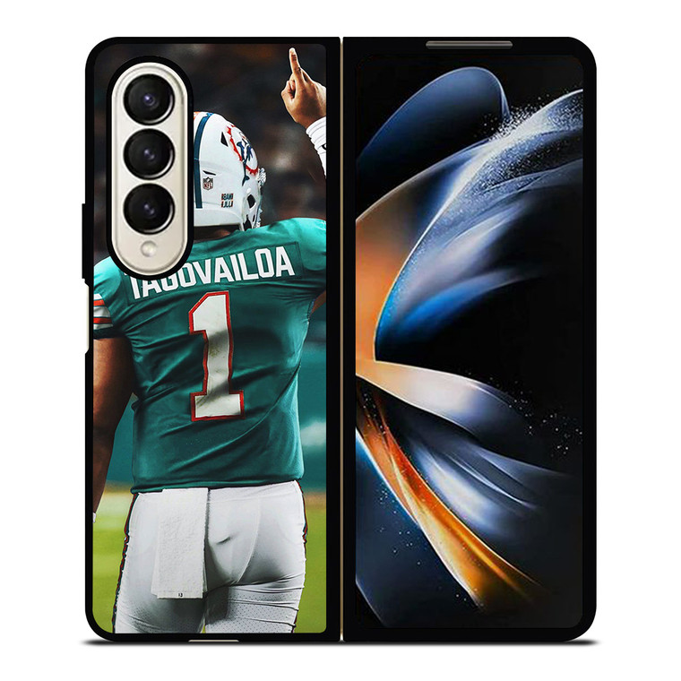 TUA TAGOVAILOA MIAMI DOLPHINS NFL Samsung Galaxy Z Fold 4 Case Cover