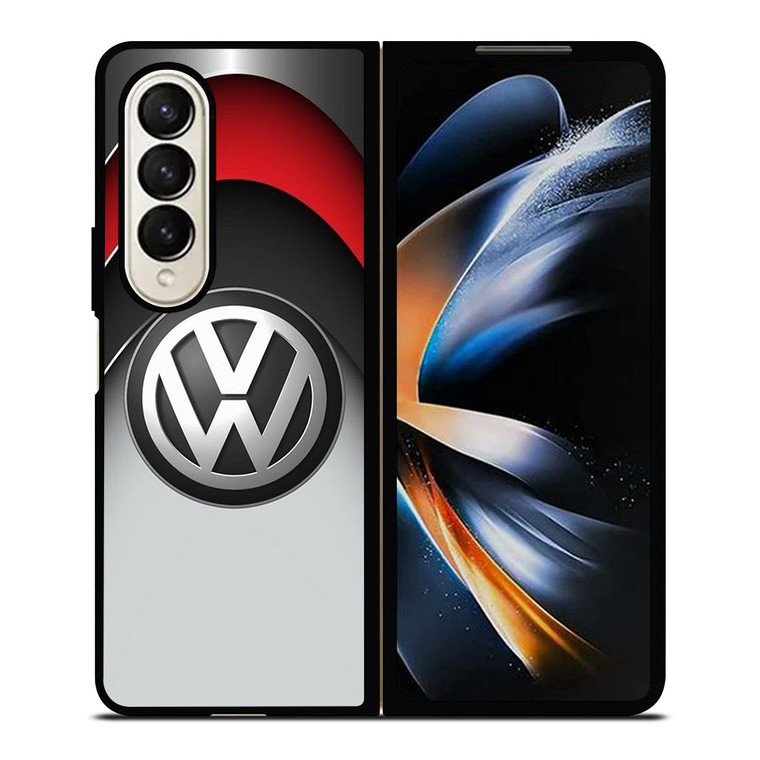 VW VOLKSWAGEN CHROME EMBLEM Samsung Galaxy Z Fold 4 Case Cover