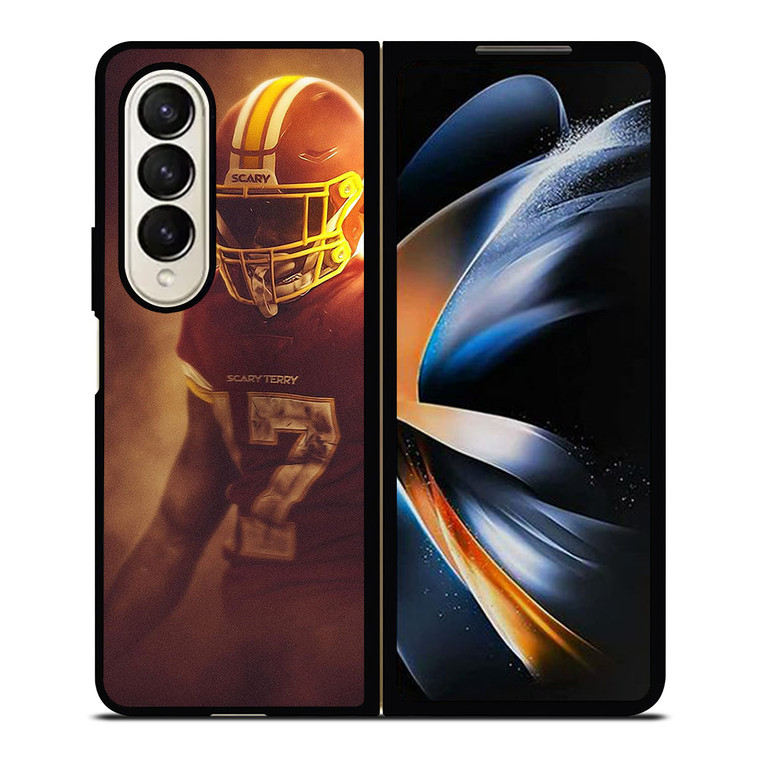 WASHINGTON COMMANDERS TERRY MCLAURIN FOOTBALL Samsung Galaxy Z Fold 4 Case Cover