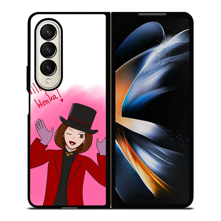 WILLY WONKA TIKTOK GUY ART Samsung Galaxy Z Fold 4 Case Cover