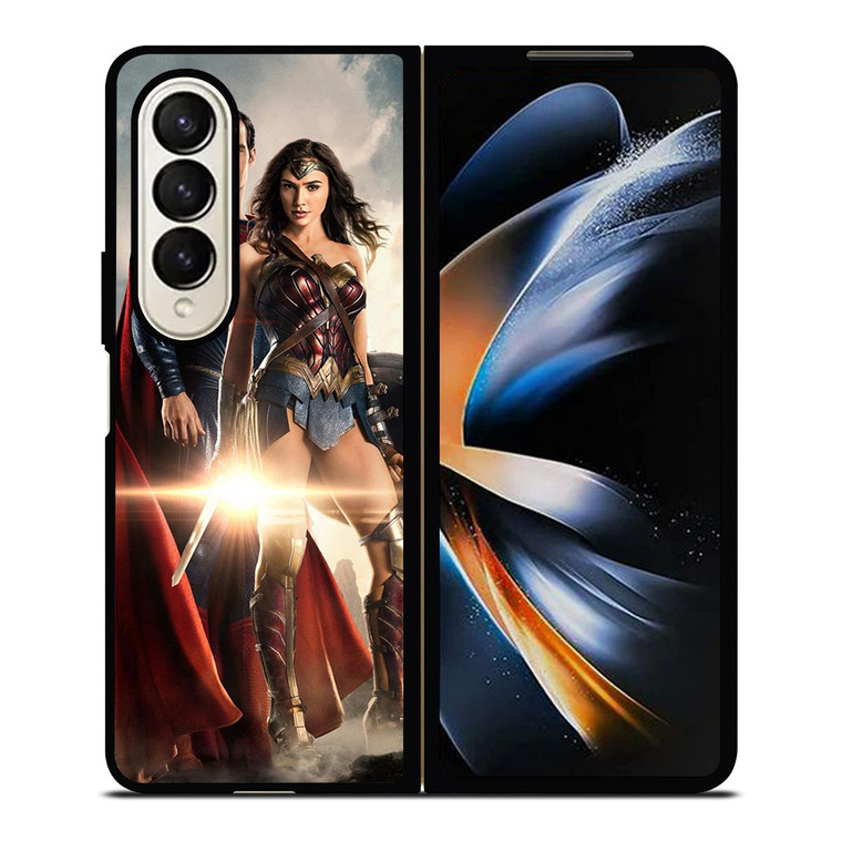WONDER WOMAN SUPERMAN DC SUPERHERO Samsung Galaxy Z Fold 4 Case Cover
