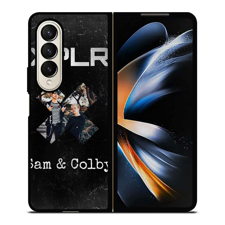 XPLR SAM AND COLBY LOGO Samsung Galaxy Z Fold 4 Case Cover