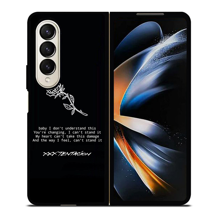 XXXTENTACION QUOTES LOGO Samsung Galaxy Z Fold 4 Case Cover