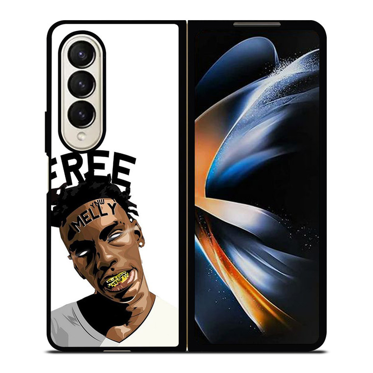 YNW MELLY RAPPER CARTOON Samsung Galaxy Z Fold 4 Case Cover