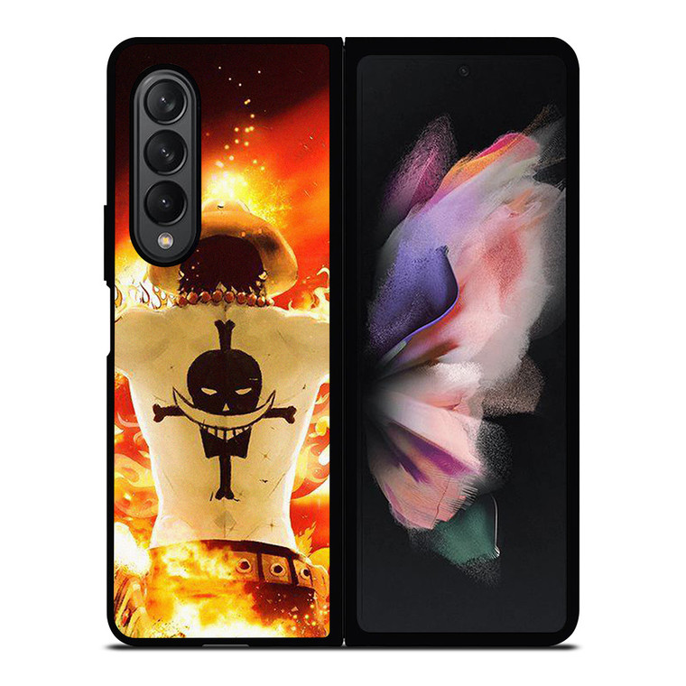 ACE ONE PIECE ANIME Samsung Galaxy Z Fold 3 Case Cover