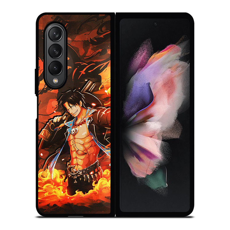 ACE ONE PIECE COOL ANIME Samsung Galaxy Z Fold 3 Case Cover