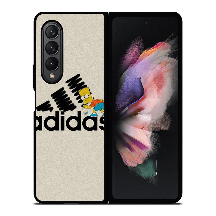 ADIDAS BART SIMPSONS CARTOON LOGO Samsung Galaxy Z Fold 3 Case Cover