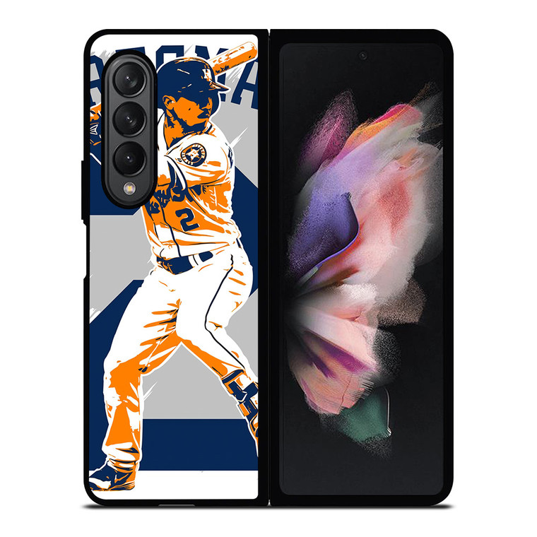 ALEX BREGMAN HOUSTON ASTROS BASEBALL Samsung Galaxy Z Fold 3 Case Cover
