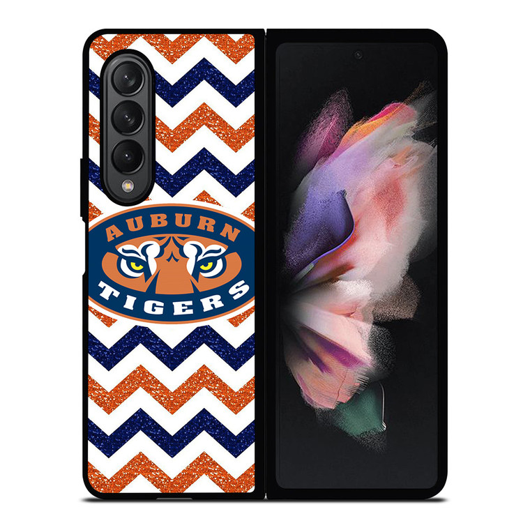 AUBURN TIGERS FOOTBALL STRIPE LOGO Samsung Galaxy Z Fold 3 Case Cover