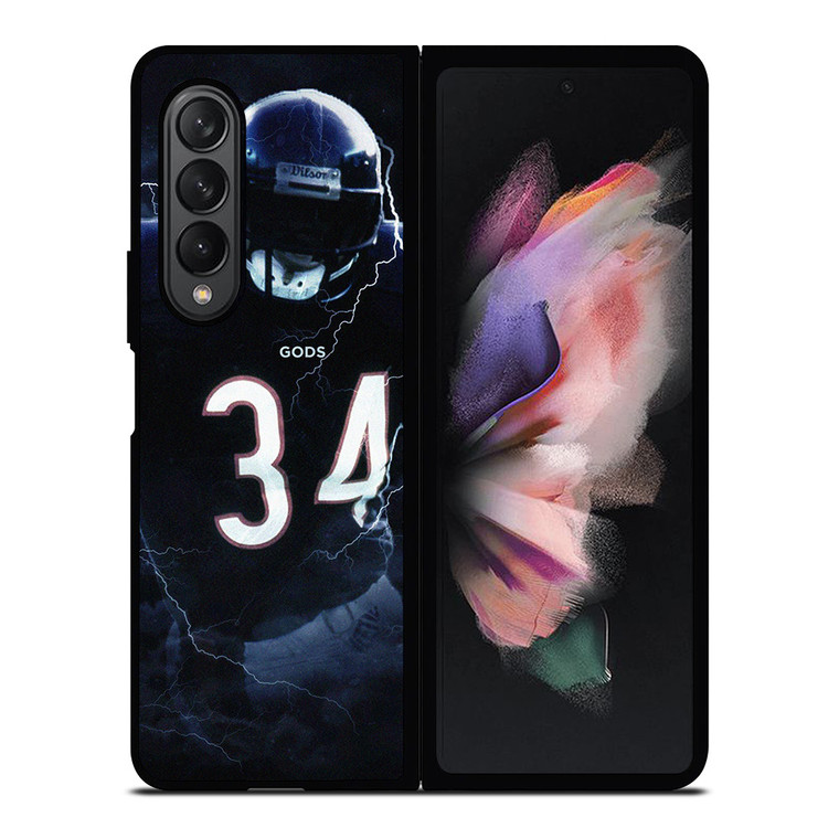 CHICAGO BEARS FOOTBALL WALTER PAYTON Samsung Galaxy Z Fold 3 Case Cover