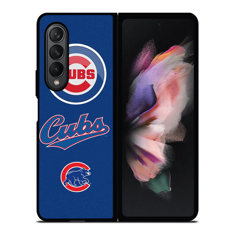CHICAGO CUBS BASEBALL MLB LOGO Samsung Galaxy Z Fold 3 Case Cover