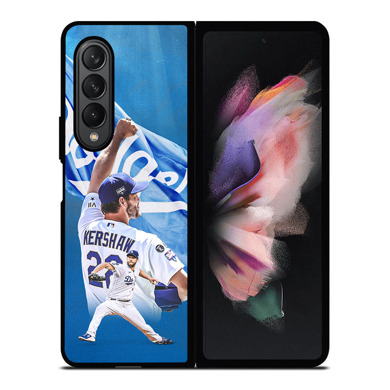 CLAYTON KERSHAW LA LOS ANGELES DODGERS MLB Samsung Galaxy Z Fold 3 Case Cover