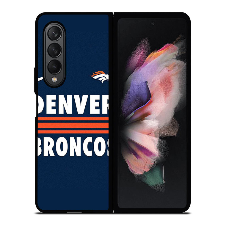 DENVER BRONCOS NIKE NFL TEAM Samsung Galaxy Z Fold 3 Case Cover