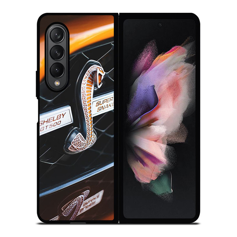FORD SHELBY GT 500 SUPER SNAKE EMBLEM Samsung Galaxy Z Fold 3 Case Cover