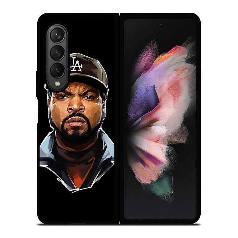 ICE CUBE RAPPER LOS ANGELES DODGERS Samsung Galaxy Z Fold 3 Case Cover