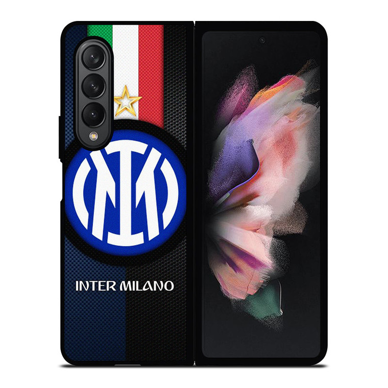 INTER MILANO CARBON LOGO Samsung Galaxy Z Fold 3 Case Cover