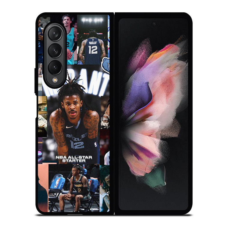 JA MORANT MEMPHIS GRIZZLIES COLLAGE Samsung Galaxy Z Fold 3 Case Cover