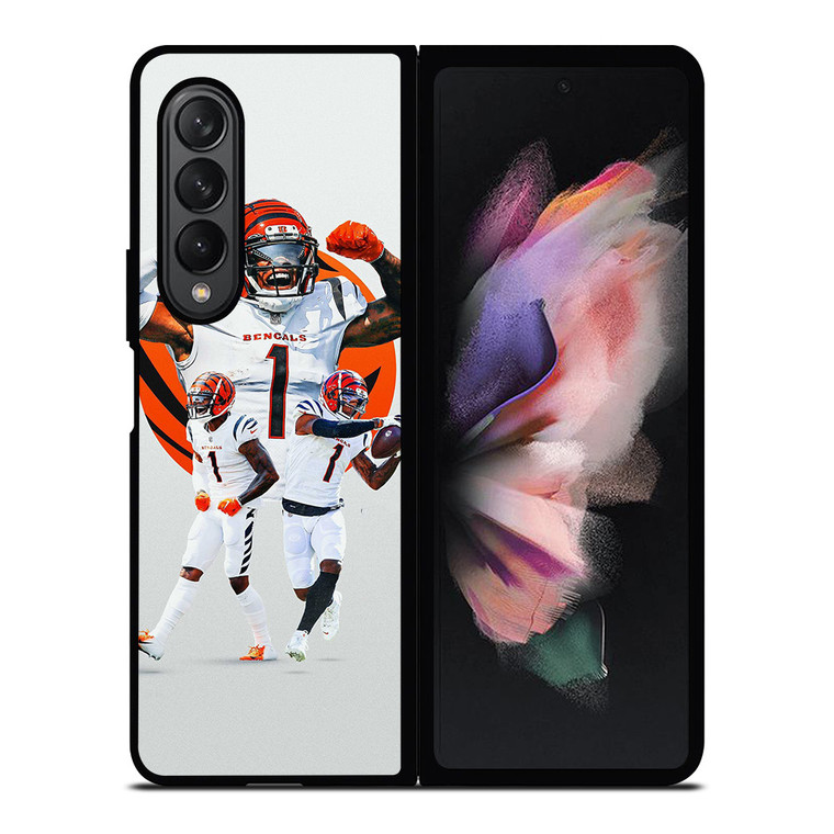 JA'MARR CHASE CINCINNATI BENGALS NFL Samsung Galaxy Z Fold 3 Case Cover