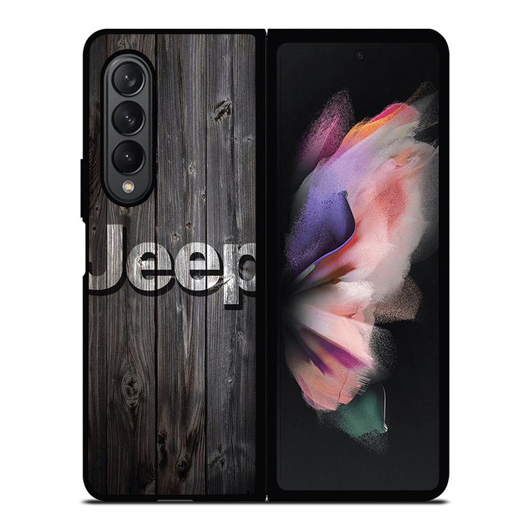 JEEP WOOD LOGO Samsung Galaxy Z Fold 3 Case Cover