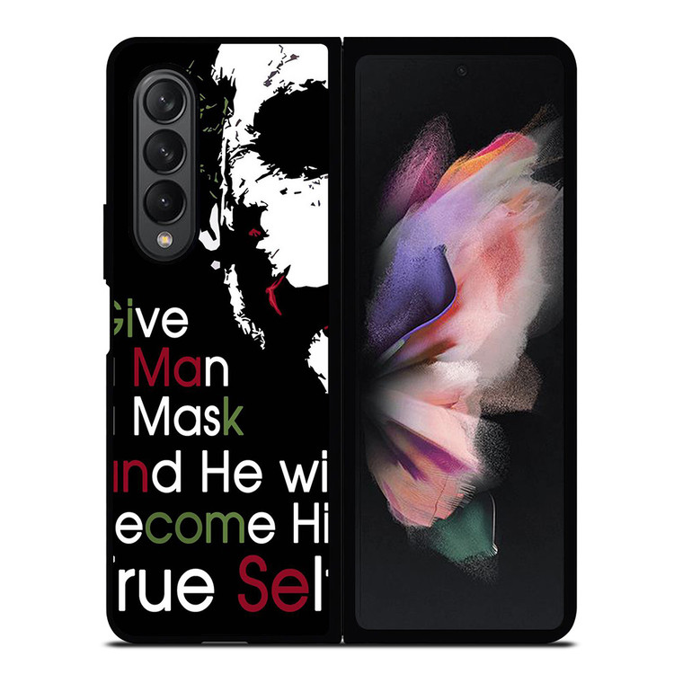 JOKER QUOTES CARTOON Samsung Galaxy Z Fold 3 Case Cover