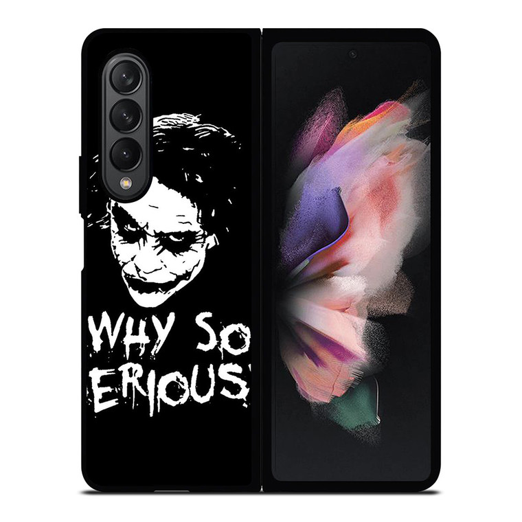 JOKER WHY SO SERIOUS ILLUSTRATION ART Samsung Galaxy Z Fold 3 Case Cover