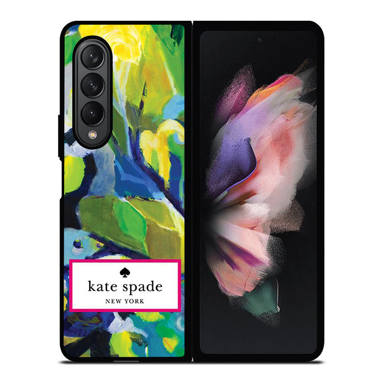 KATE SPADE NEW YORK ABSTRACT PAINTED Samsung Galaxy Z Fold 3 Case Cover