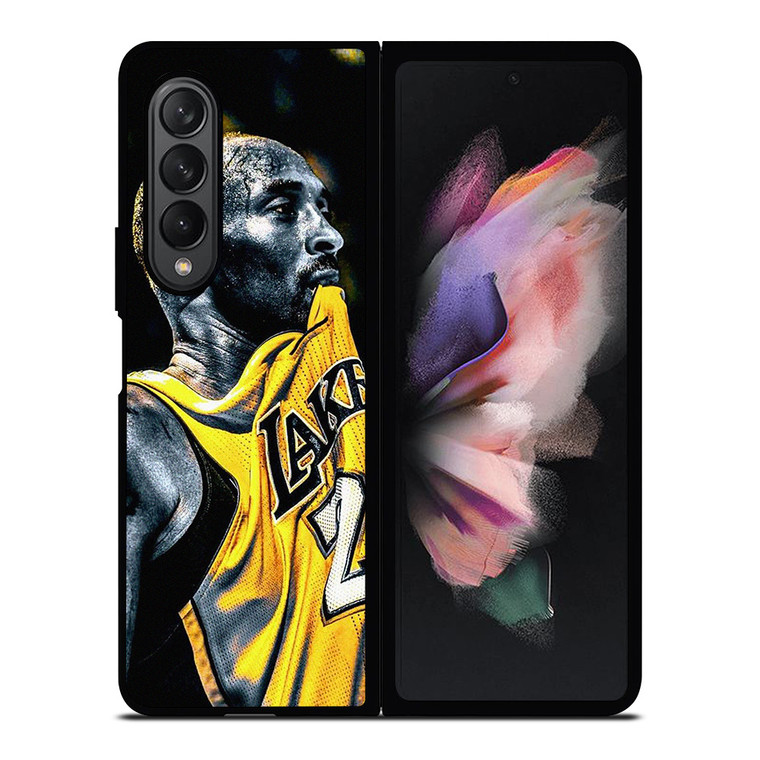 KOBE BRYANT LOS ANGELES LAKERS POP ART Samsung Galaxy Z Fold 3 Case Cover