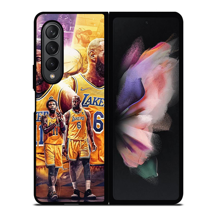 KYRIE IRVING LEBRON JAMES LOS ANGELES LAKERS Samsung Galaxy Z Fold 3 Case Cover