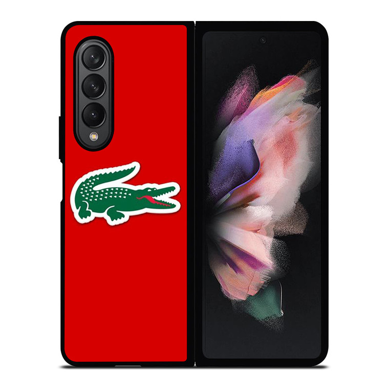 LACOSTE RED Samsung Galaxy Z Fold 3 Case Cover
