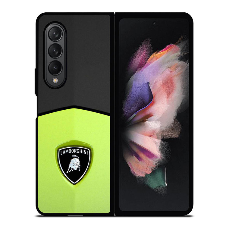 LAMBORGHINI GREEN EMBLEM Samsung Galaxy Z Fold 3 Case Cover