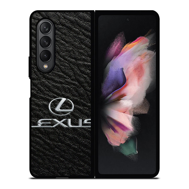 LEXUS LEATHER LOGO Samsung Galaxy Z Fold 3 Case Cover