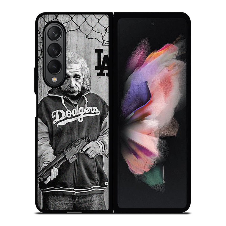 LOS ANGELES DODGERS ALBERT EINSTEIN Samsung Galaxy Z Fold 3 Case Cover