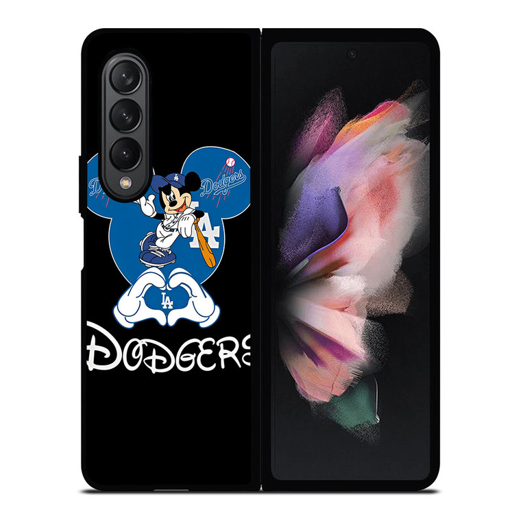 LOS ANGELES DODGERS MICKEY MOUSE ICON Samsung Galaxy Z Fold 3 Case Cover