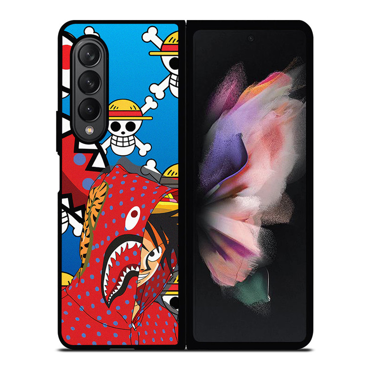 LUFFY ONE PIECE BAPE Samsung Galaxy Z Fold 3 Case Cover