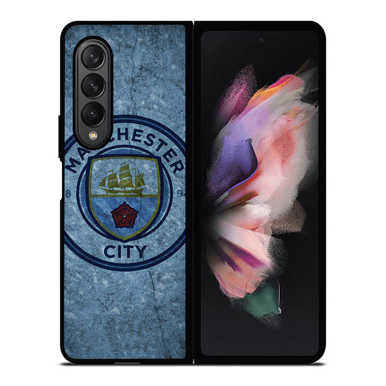 MANHESTER CITY WALL TEXTURE Samsung Galaxy Z Fold 3 Case Cover
