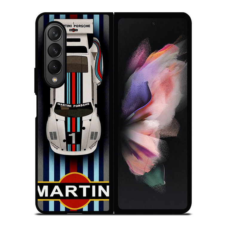 MARTINI PORSCHE 911 CAR Samsung Galaxy Z Fold 3 Case Cover