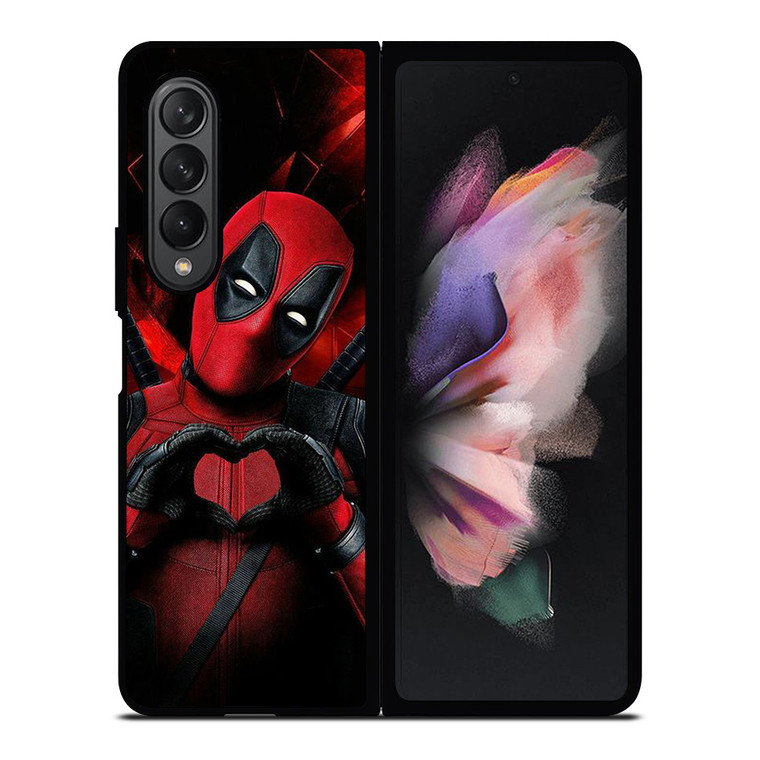 MARVEL DEADPOOL LOVE SIGN Samsung Galaxy Z Fold 3 Case Cover