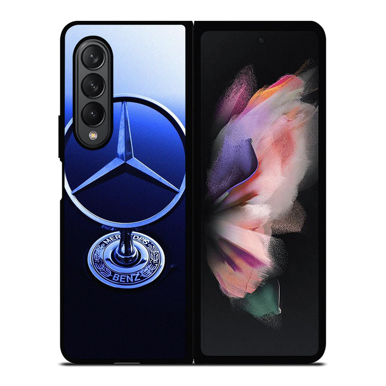 MERCEDES BENZ METAL EMBLEM Samsung Galaxy Z Fold 3 Case Cover