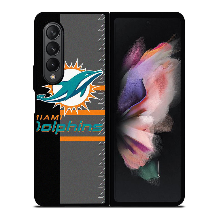 MIAMI DOLPHINS NFL FOOTBALL LOGO Samsung Galaxy Z Fold 3 Case Cover