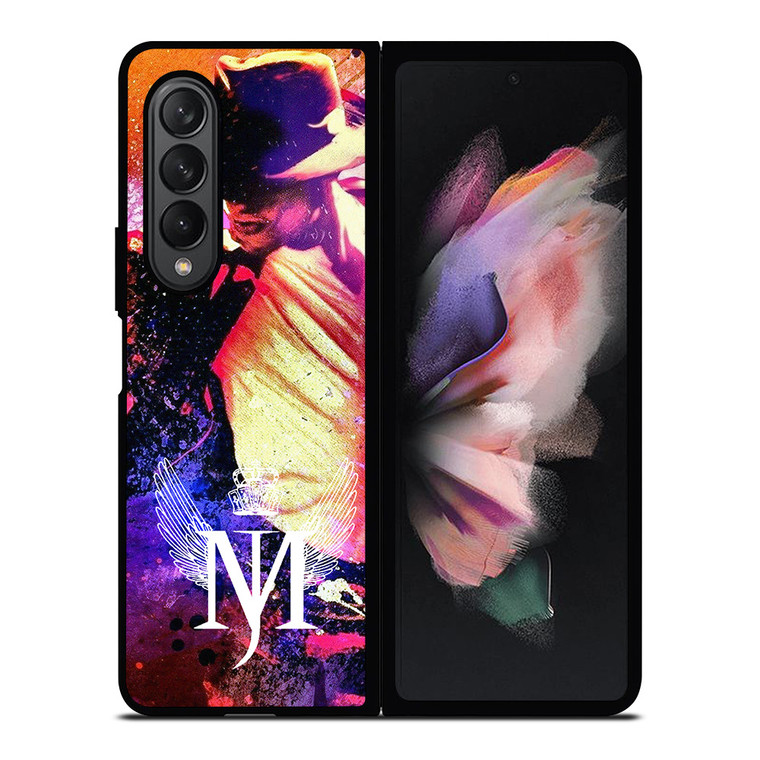 MICHAEL JACKSON SPLASHED LOGO Samsung Galaxy Z Fold 3 Case Cover